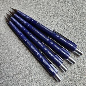 4 Berol TL-5 Automatic Mechanic Pencils 0.5mm Drafting Pencil Blue Vintage